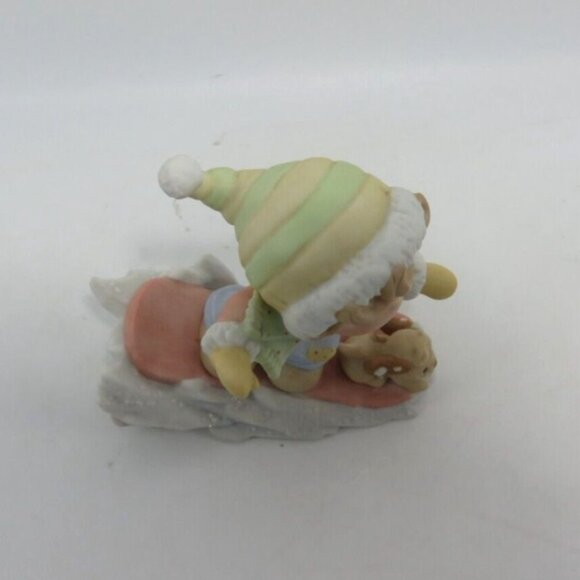 Precious Moments "Theres Sno-Boredom With You" 2000 Enesco Figurine With Box - Picture 9 of 10